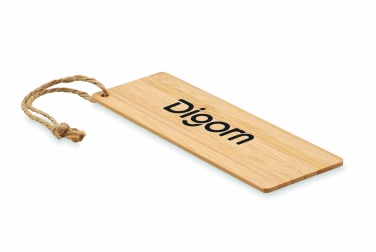 Logo trade promotional giveaways picture of: Bamboo bookmark