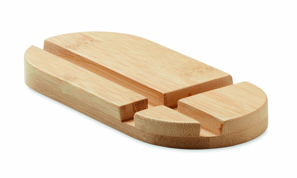 Logotrade promotional merchandise image of: Bamboo tablet/smartphone stand