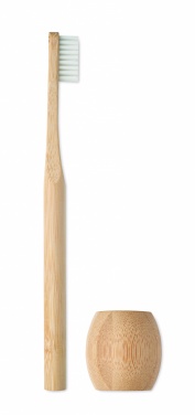 Logotrade promotional giveaways photo of: Bamboo tooth brush with stand
