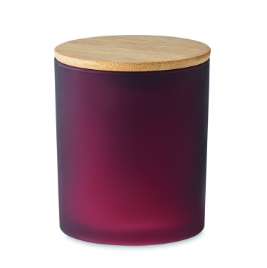 Logo trade business gifts image of: Plant based wax candle 280 gr