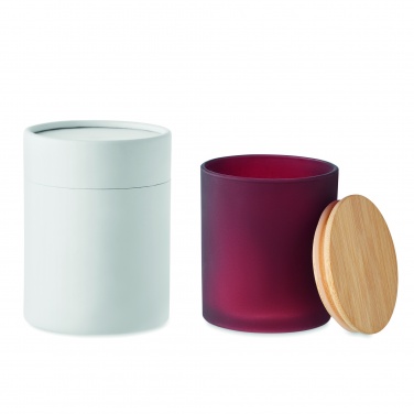 Logo trade promotional products image of: Plant based wax candle 280 gr