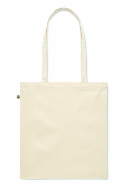 Logo trade promotional giveaways image of: Organic cotton shopping bag
