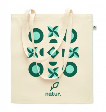Logo trade promotional gifts picture of: Organic cotton shopping bag