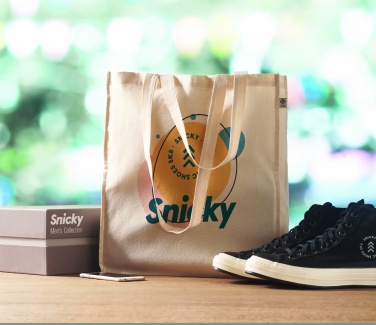 Logo trade corporate gifts picture of: Organic cotton shopping bag