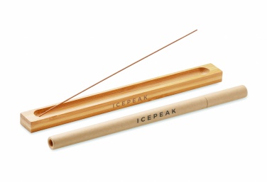 Logo trade promotional giveaway photo of: Incense set in bamboo