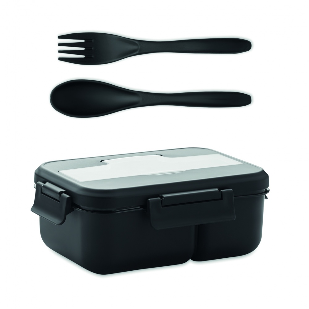Logo trade advertising products picture of: Lunch box with cutlery in PP