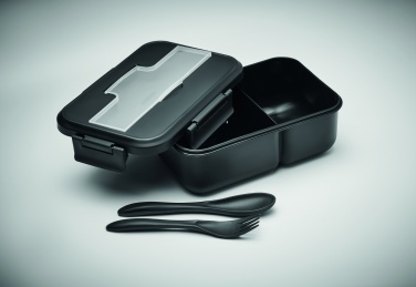 Logo trade promotional product photo of: Lunch box with cutlery in PP