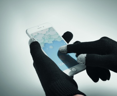 Logo trade promotional gift photo of: Set of 3 RPET winter pieces