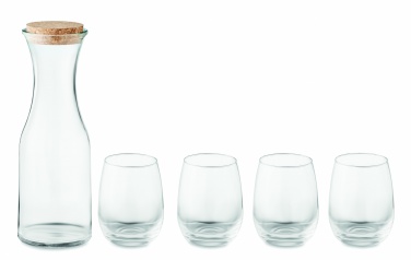 Logo trade advertising products image of: Set of recycled glass drink