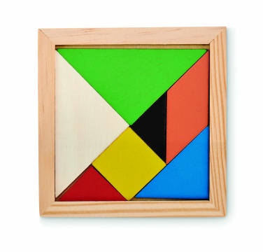 Logotrade business gifts photo of: Tangram puzzle in wood