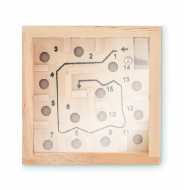 Logotrade promotional items photo of: Pine wooden labyrinth game