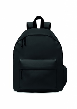 Logo trade promotional giveaways picture of: 600D RPET polyester backpack
