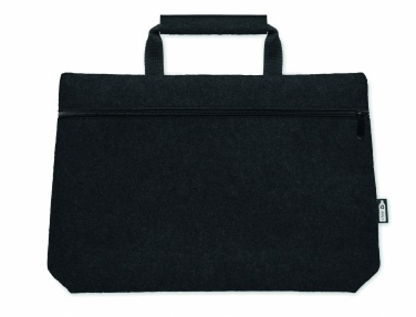 Logotrade business gift image of: RPET felt zippered laptop bag