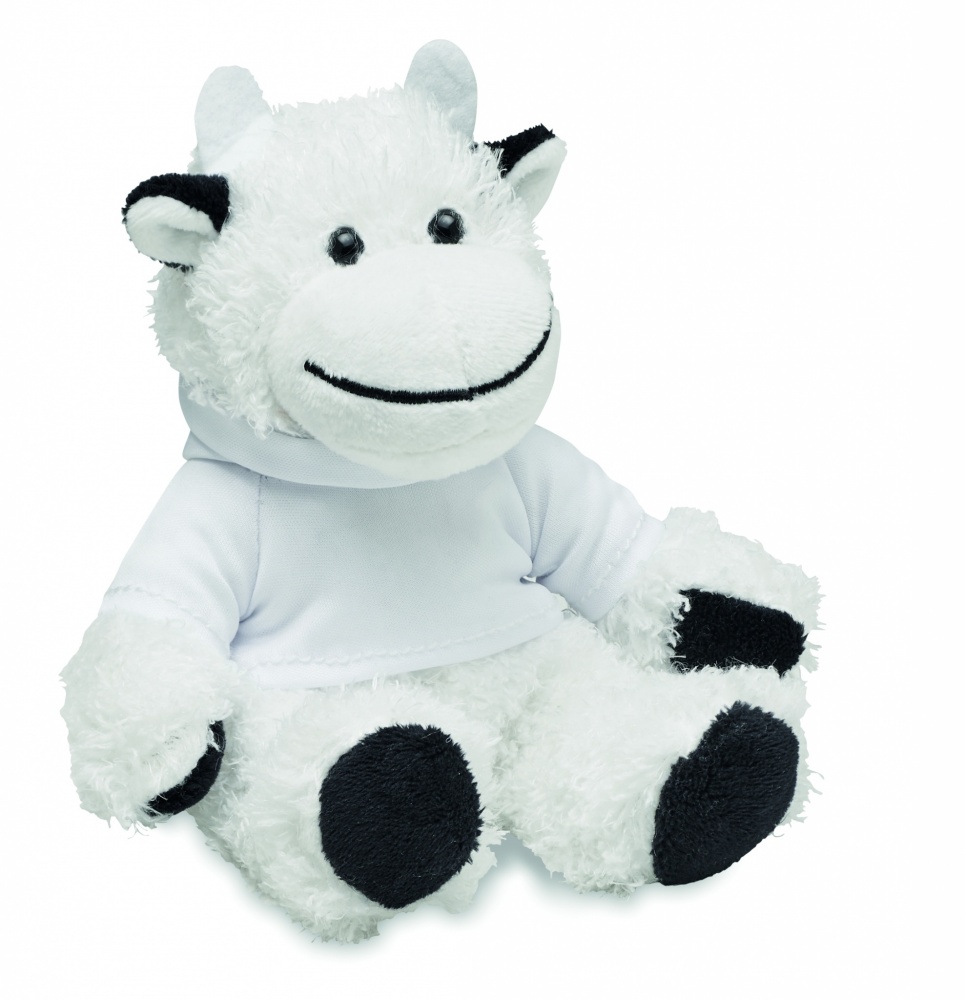 Logo trade promotional items image of: Teddy cow plush