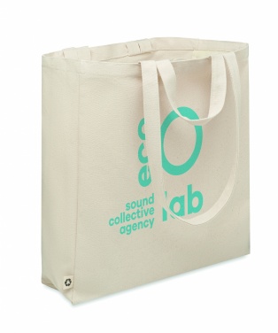 Logo trade advertising product photo of: Recycled cotton shopping bag