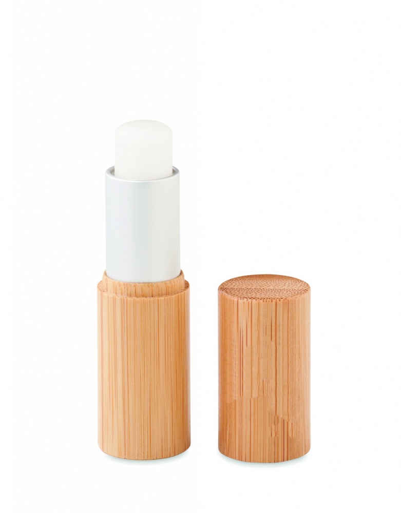 Logotrade corporate gift picture of: Lip balm in bamboo tube box