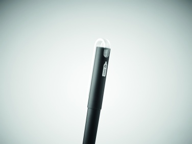 Logotrade promotional giveaway image of: RPET blue gel ink ball pen