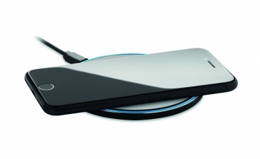 Logotrade corporate gift image of: Glass wireless 10W charger
