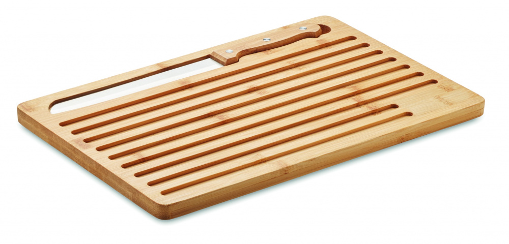 Logo trade promotional item photo of: Bamboo cutting board set