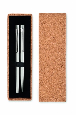 Logo trade advertising products image of: Recycled stainless steel pens