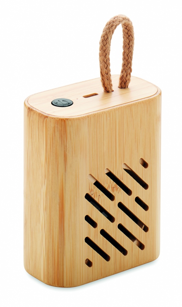 Logotrade business gift image of: 3W Bamboo wireless speaker