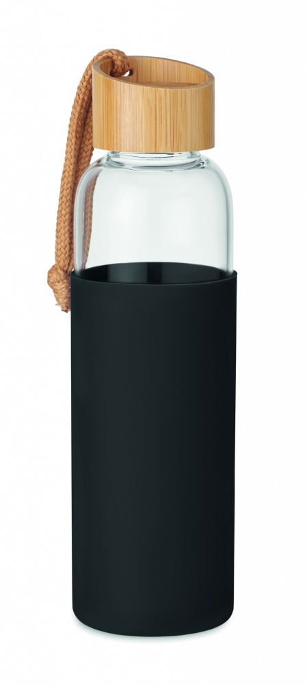 Logo trade promotional merchandise image of: Glass Bottle 500 ml in pouch