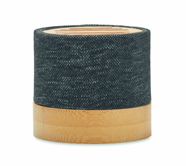 Logotrade promotional gift picture of: Bamboo RPET wireless speaker
