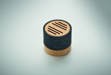 Logo trade promotional giveaway photo of: Bamboo RPET wireless speaker