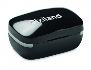 Logo trade advertising products image of: TWS earbuds with charging case