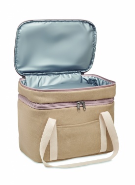 Logo trade promotional merchandise image of: Cooler bag canvas 320 gr/m²