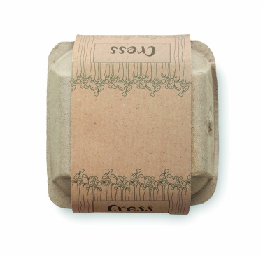 Logo trade promotional gift photo of: Egg carton growing kit