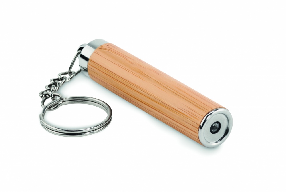 Logo trade promotional product photo of: Mini bamboo torch with keyring