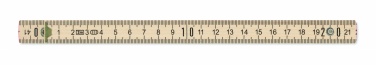 Logotrade advertising products photo of: Carpenter ruler in wood 2m