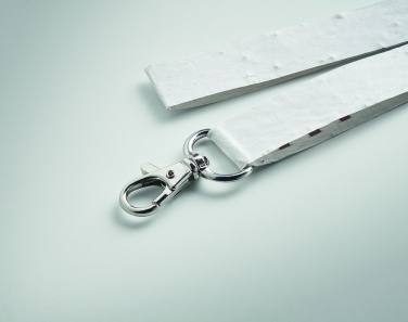 Logotrade promotional gift picture of: Seed paper lanyard w/hook
