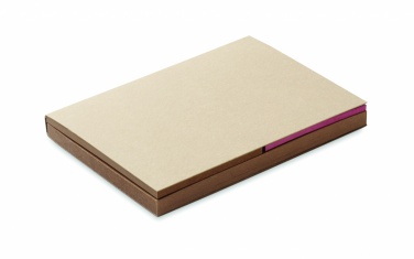 Logo trade promotional merchandise photo of: Recycled paper memo set