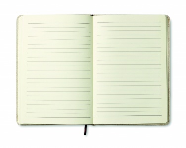 Logotrade promotional merchandise photo of: A6 canvas notebook lined
