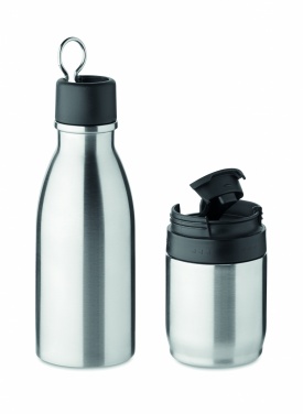 Logotrade promotional item image of: 2 in 1 double wall bottle 500ml
