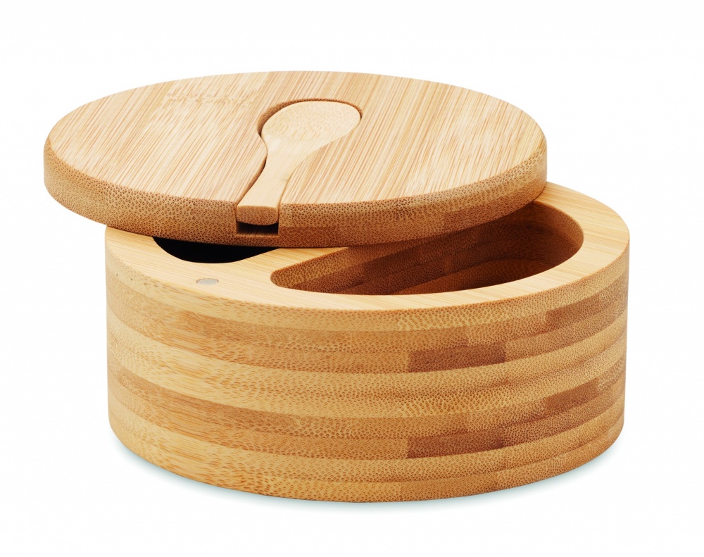 Logo trade promotional product photo of: Salt and pepper bamboo box