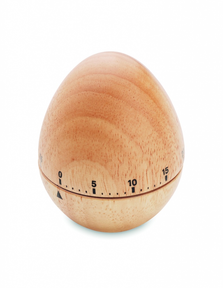 Logo trade business gift photo of: Pine wood egg timer