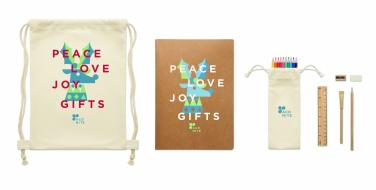 Logotrade business gifts photo of: Kids drawing set in drawstring