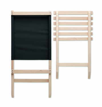 Logotrade advertising product picture of: Foldable wooden beach chair