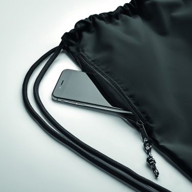 Logotrade corporate gifts photo of: Large drawstring bag 300D RPET