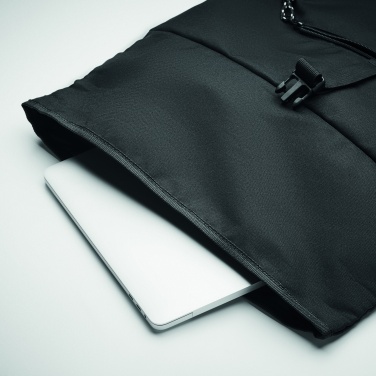 Logotrade promotional giveaway image of: 600D RPET rolltop backpack