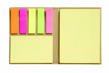 Logo trade promotional giveaways image of: Sticky note memo pad recycled