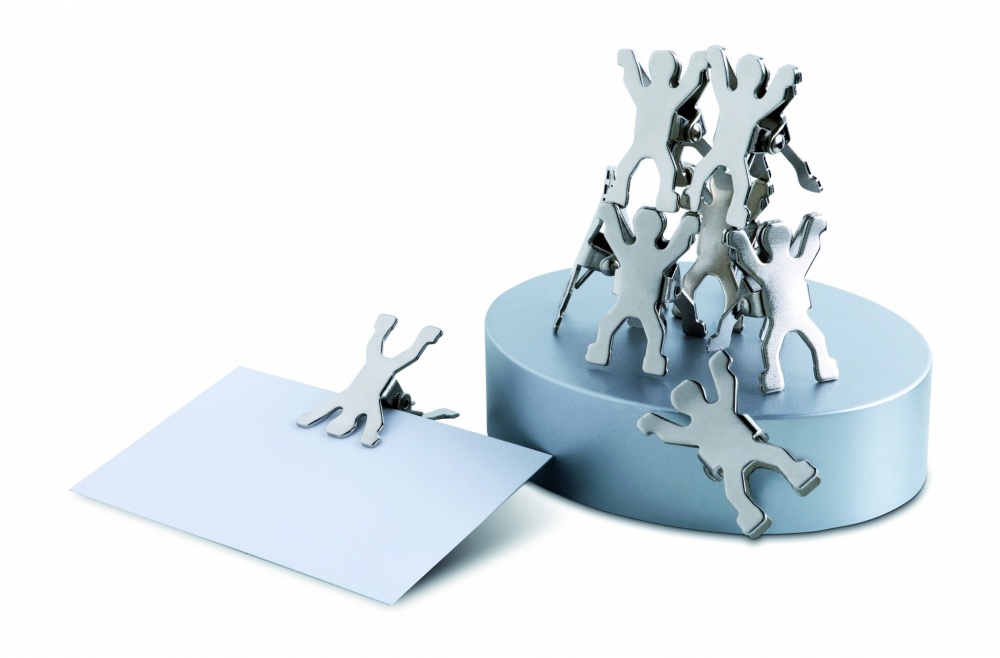 Logo trade corporate gifts picture of: Magnetic clips with base