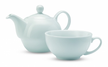 Logo trade promotional merchandise picture of: Teapot and cup set 400 ml