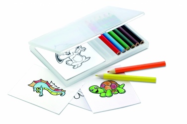 Logotrade promotional products photo of: Wooden pencil colouring set