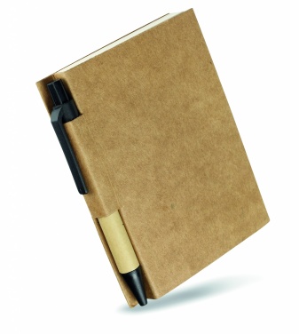 Logotrade promotional merchandise image of: Recycled notebook with pen