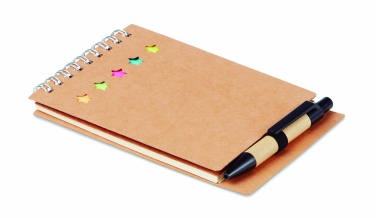Logotrade promotional gifts photo of: Notepad with pen and memo pad