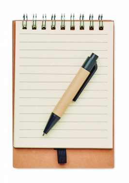 Logotrade promotional products photo of: Notepad with pen and memo pad